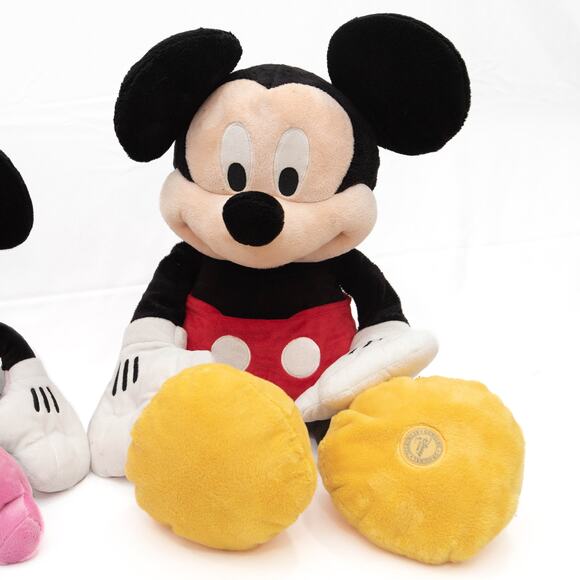 5 Disney Store Mickey Mouse Minnie Mouse Stitch Plush Stuffed Animals - Picture 4 of 16